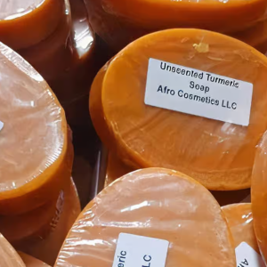 Unscented Turmeric Soap with Honey & Ginger