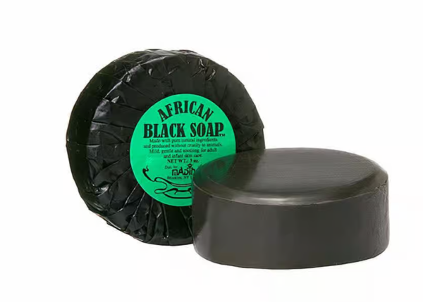 Madina Black Soap - Original round bar (3 Oz)